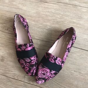 Kate Spade Floral Flat Loafers